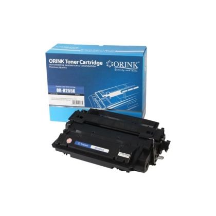 Тонер касета универсална Black HP no. 55X CE255X CRG-724H PREMIUM Съвместим консуматив, голям капацитет 12 500 стр.