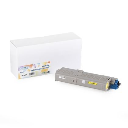 Тонер касета Yellow OKI 46490605 PREMIUM Съвместим консуматив, стандартен капацитет 6 000 стр.